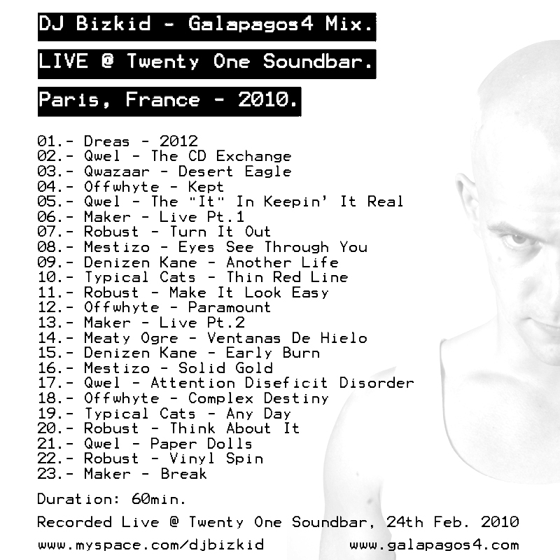 DJ Bizkid - G4 Live Mix (Paris, Feb.2010) Back.jpg